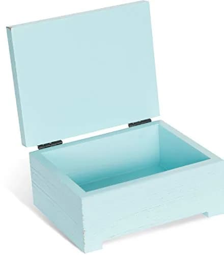 Pavilion Gift Company Nana, When I Count My Blessings I Count You Twice Blue Floral Jewelry Box | Decorative Box for Home Décor thumbnail 3