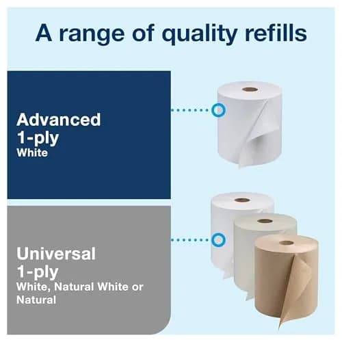Tork Paper Hand Towel Dispenser Smoke H21 | High-Capacity, Durable Plastic (12.49 x 12.82 x 8.6 inches) thumbnail 5