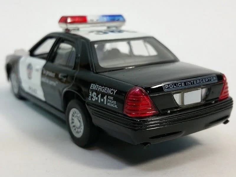 KiNSMART Ford Crown Victoria Police Interceptor 1:42 Scale 5" Die-Cast Car | Pullback Action for Kids & Collectors thumbnail 6