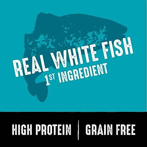 CRAVE Grain Free High Protein Adult Dry Dog Food, White Fish & Salmon, 4 lb. Bag | Protein-Rich, Grain-Free Nutrition for Dogs thumbnail 2