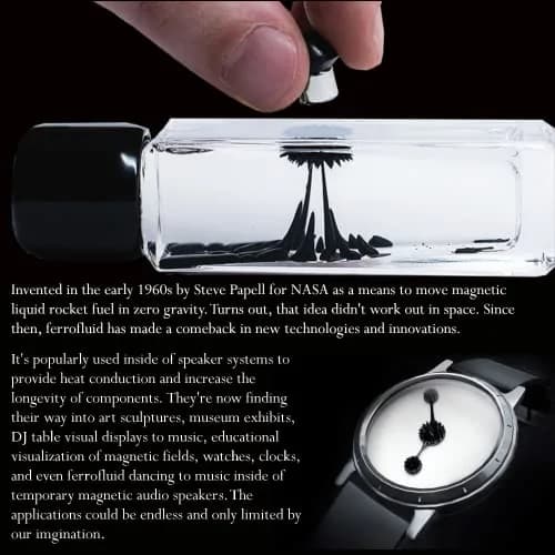 CMS MAGNETICS Ferrofluid 1000cc (33.8 Fl Oz) | Educational Grade for STEM Learning thumbnail 3