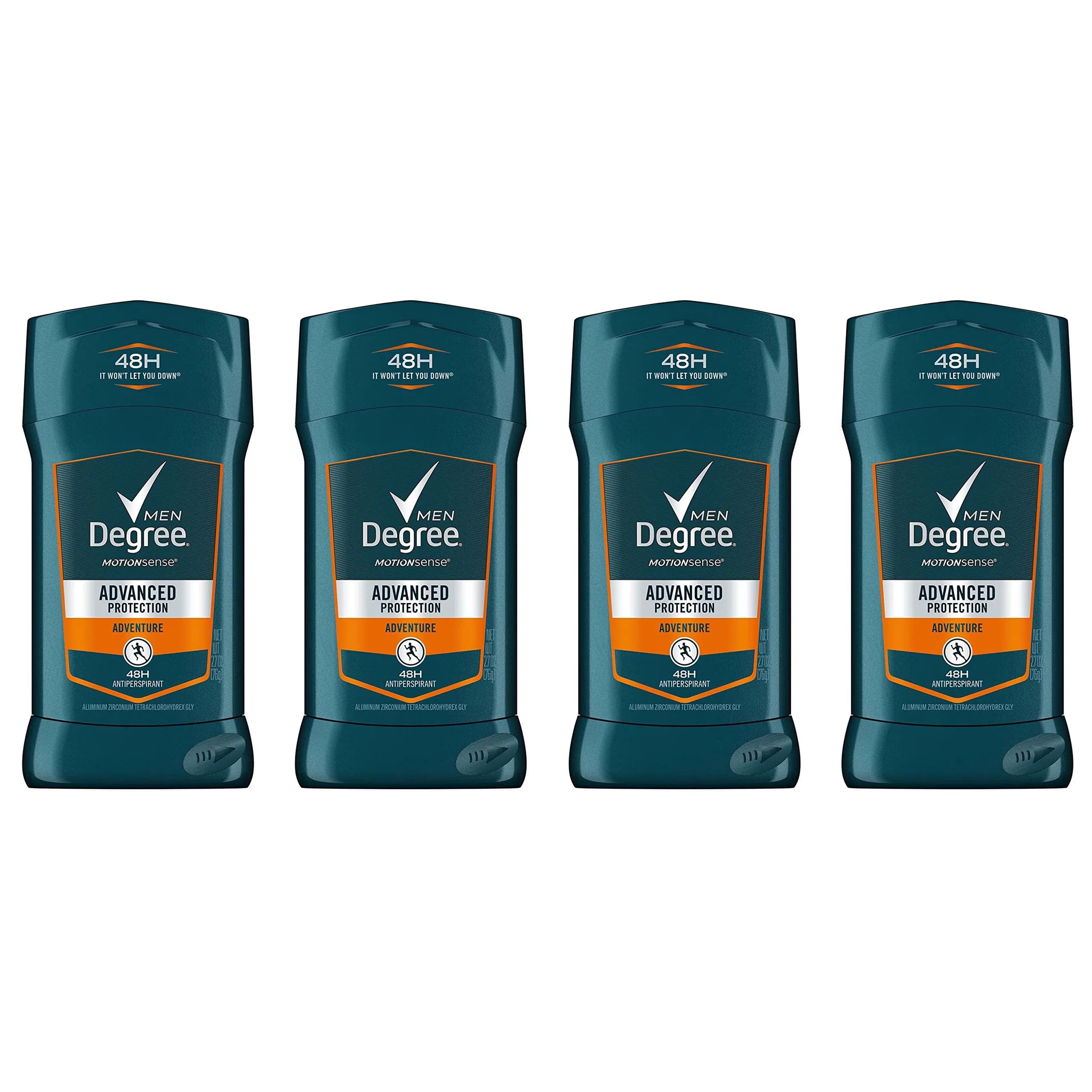 Degree Men Advanced Everest Antiperspirant Deodorant Stick 156 g (5.4 oz) | 72-Hour Sweat & Odor Protection — 2.7 Ounce