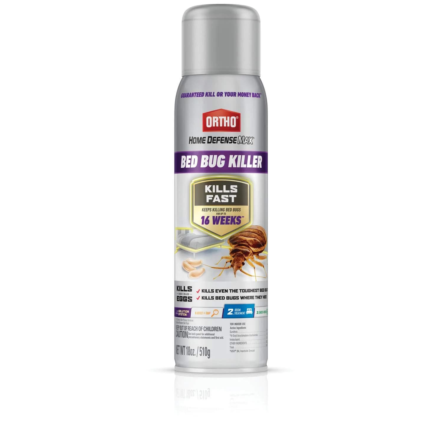 Ortho Home Defense Max Bed Bug & Flea Killer Aerosol Spray - Long-Lasting Insect Control for Your Home thumbnail 1