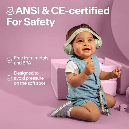 Alpine Muffy Baby Ear Protection Earmuffs for Babies & Toddlers up to 36 Months | Noise Reduction 23 dB SNR thumbnail 4
