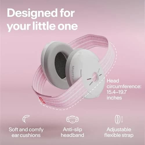 Alpine Muffy Baby Ear Protection Earmuffs for Babies & Toddlers up to 36 Months | Noise Reduction 23 dB SNR thumbnail 3