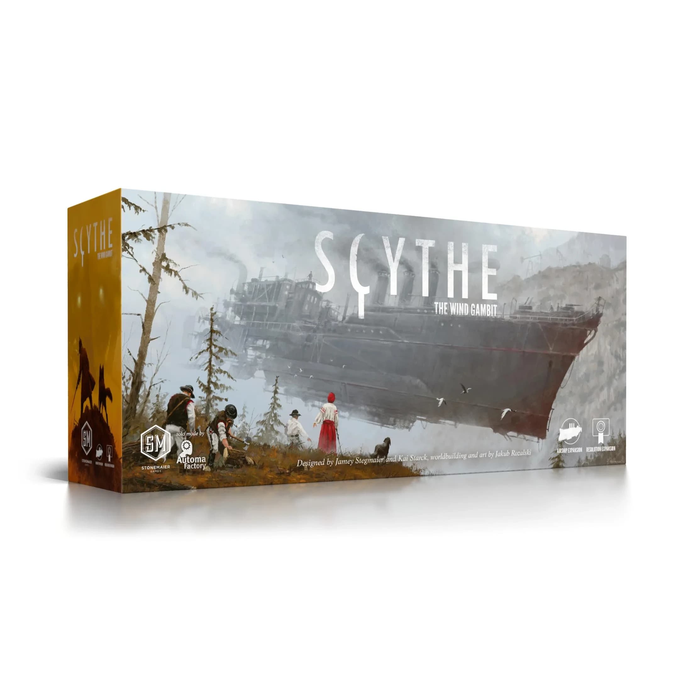 Stonemaier Games Scythe: The Wind Gambit Expansion 130 Min | Strategy Game for 1-5 Players — Multi-colored