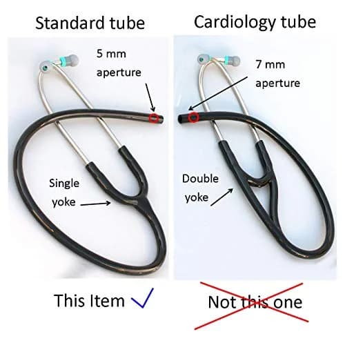 CardioTubes Tubing Compatible with Littmann Classic II SE 5mm Green | Durable, Latex-Free Replacement for Professional Use thumbnail 3