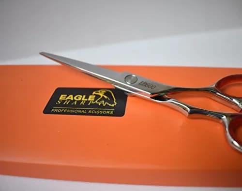 EAGLE SHARP Professional Hair Cutting Shears 5.5 Inch | Convex Edge Japanese 440C Stainless Steel thumbnail 8