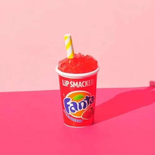 Lip Smacker Strawberry Fanta Coca-Cola Lip Balm 0.26 oz (7.4g) | Hydrating & Flavorful thumbnail 5