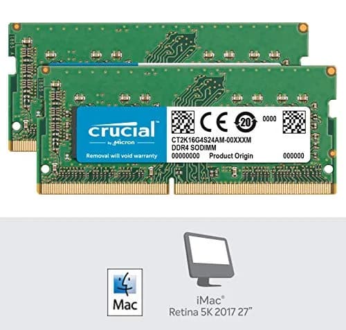 Crucial 32GB Kit (16GBx2) DDR4 2400 MT/s | 260-pin SODIMM for Mac thumbnail 2