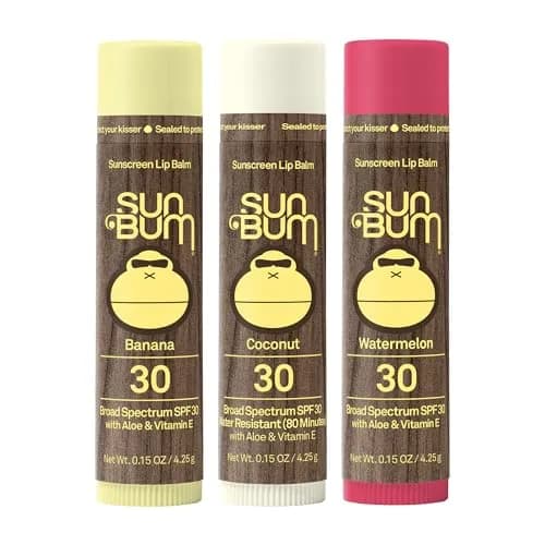 Sun Bum SPF 30 Sunscreen Lip Balm 0.15 oz | Vegan, Aloe & Vitamin E, Hydrating, SPF 30, 3 Flavors thumbnail 3