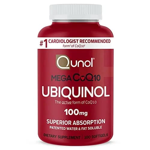 Qunol Mega Ubiquinol CoQ10 100mg Softgels (100 Count) thumbnail 1