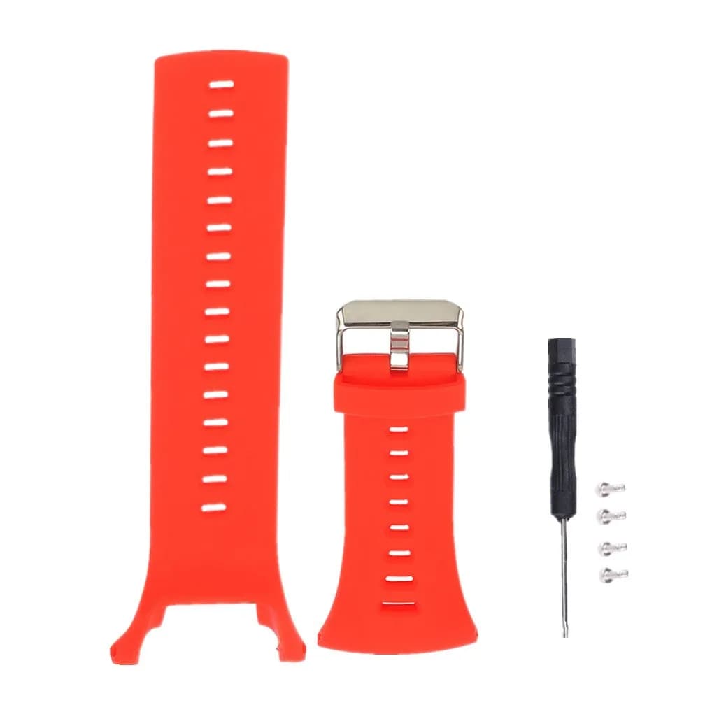 Muovrto Silicone Watch Band for Suunto Ambit 1/2/3 Series - 23mm Width, Adjustable Length — Colour 3