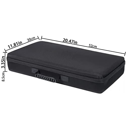 khanka Hard Travel Case Replacement for Pioneer PRO DJ (DDJ-FLX4) 2-deck Rekordbox Pioneer Smart DJ Controller | Waterproof, Shockproof, 20.47x11.8x3.3 in thumbnail 2