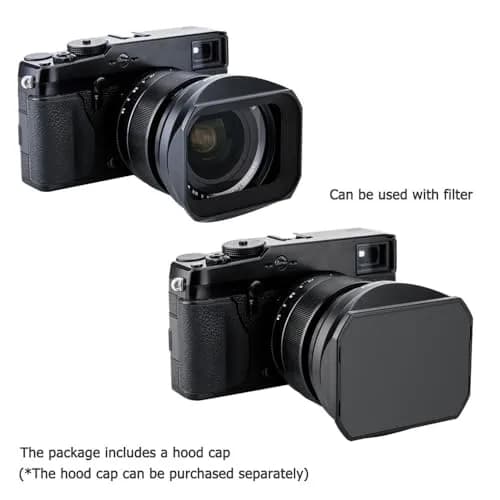 JJC Metal Lens Hood for Fuji XF 16mm F1.4 R WR Lens | Bayonet Mount, Blocks Stray Light thumbnail 6
