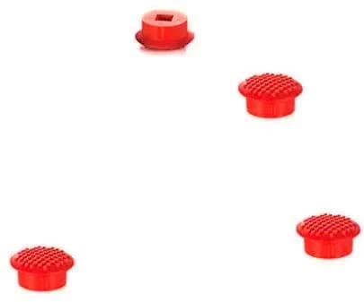 LeFix 3PCS 3.0mm Trackpoint Cap Red | Lenovo Thinkpad Replacement Part (70-120c) — red / 4mm