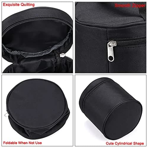 BTSKY Multifunction Marker Case - Zippered Canvas Pen Bag for 80 Markers | Travel & Organizer thumbnail 4