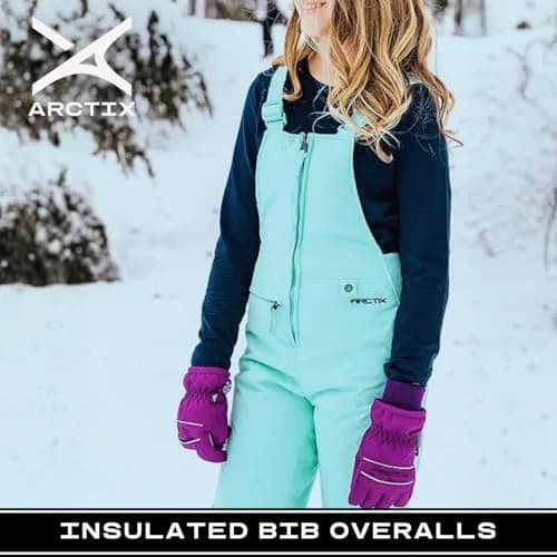 Arctix Kids Insulated Snow Bib Overalls Large | Warm, Water-Resistant, Easy Fit for Snow Adventures thumbnail 5