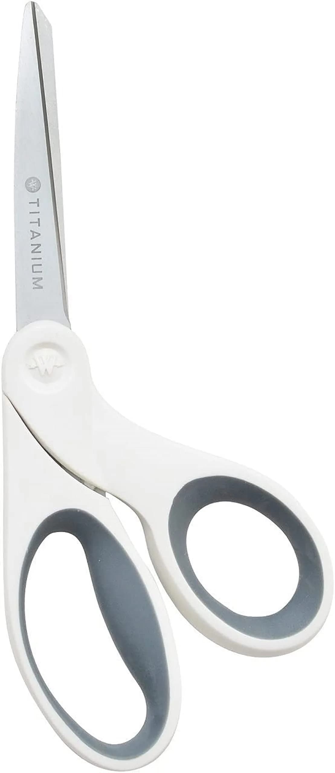 Westcott 5-Inch Micro-Tip & 8-Inch Bent Craft Fabric Scissors 2-Pack | Titanium Bonded Blades for Heavy Fabric and Precise Snips — 8" Crafting Scissors "Bent"