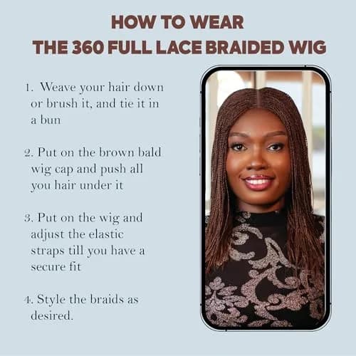 Wow Braids Twisted Wigs, Micro Million Twist Wig - 30/33 Mix, 12 Inches | Realistic, Lightweight & Easy to Style thumbnail 7