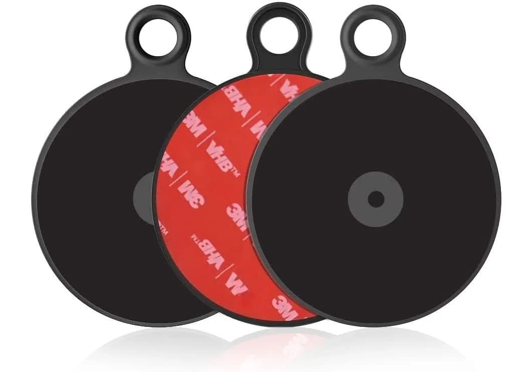 APPS2Car 3-Pack 3" Dashboard Mounting Pad Disk | Universal Suction Cup Mount Base