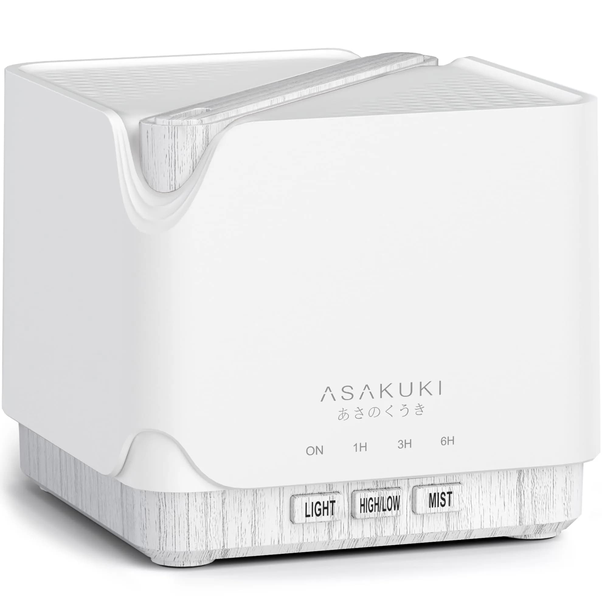 ASAKUKI Essential Oil Diffuser for Home Large 700 ml Humidifier | Ultrasonic Aromatherapy Diffuser with 7 LED Lights & Auto Shut-off