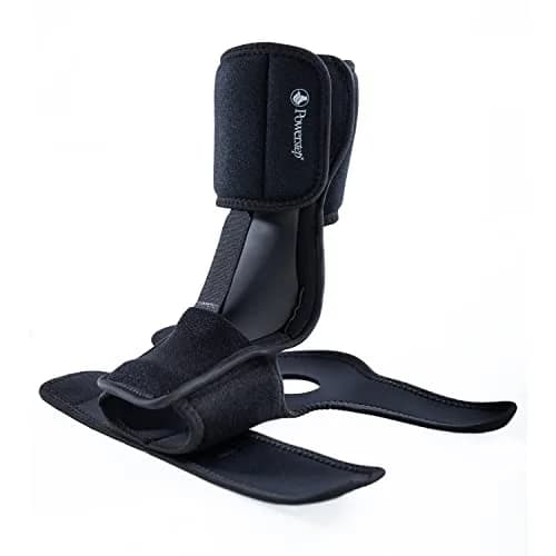PowerStep Dorsal Night Splint Black Large | Holds Foot Neutral for Plantar Fasciitis Relief thumbnail 2