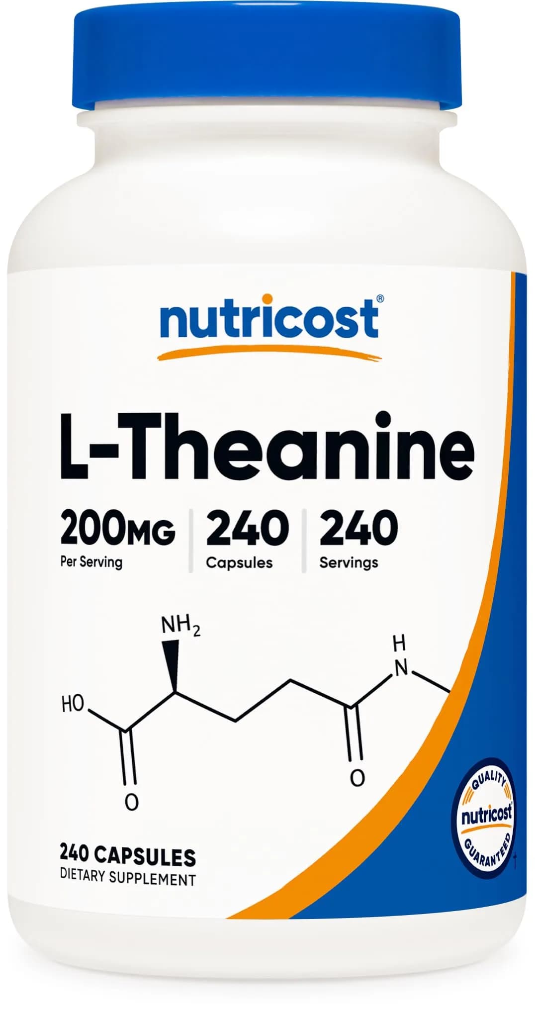 Nutricost L-Theanine 200mg | Double Strength Capsules for Wellness in India