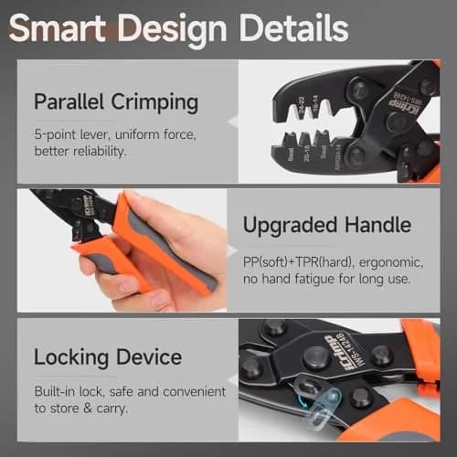 IWISS IWS-1424B Weather Pack Sealed Connector Crimper AWG24-14 | Durable, Compact & Easy to Use thumbnail 5