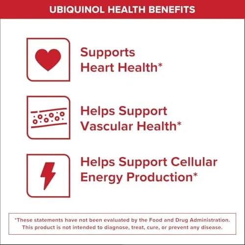 Qunol Mega Ubiquinol CoQ10 100mg Softgels, 240 Count thumbnail 2