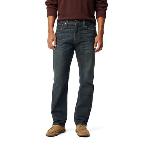 Levi Strauss Signature Gold Men's Regular Fit Flex Jeans 30x32 (76cm x 81cm) | Comfort Stretch Denim for All-Day Wear thumbnail 1