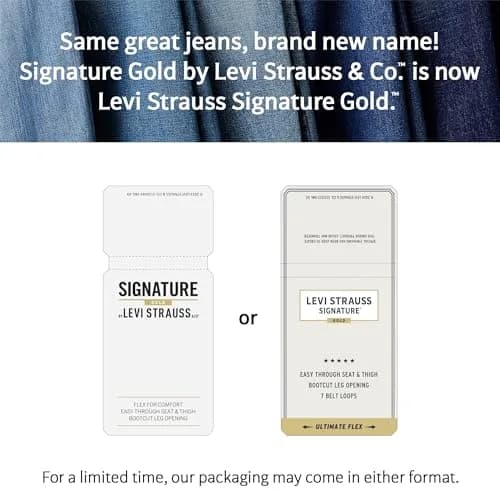 Levi Strauss Signature Gold Men's Carpenter Jeans 36W x 34L | Relaxed Fit, Dark Wash thumbnail 5