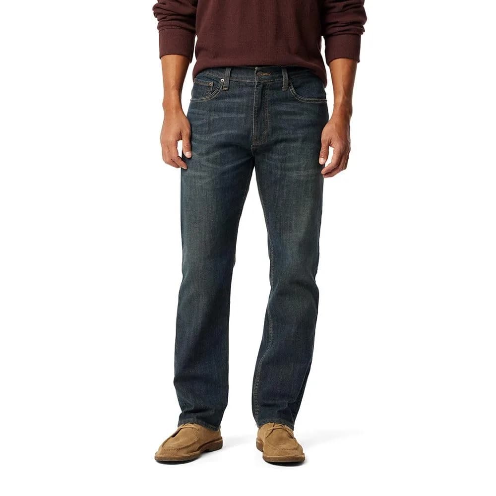 Levi Strauss Signature Gold Men's Regular Fit Flex Jeans 44x32 (1.98 kg) | Comfort Flex Denim for All-Day Wear - main product image