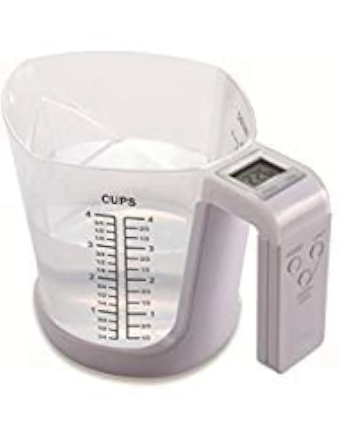 KitchenMetrics Digital Kitchen Scale with 1L Measuring Cup | Accurate Baking & Portion Control - main product image