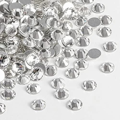 BEADSLAND Flat Back Crystal Rhinestones SS20 (1440pcs) | Glass Gems for Crafts, Glue Fix, 4.6-4.8mm thumbnail 2