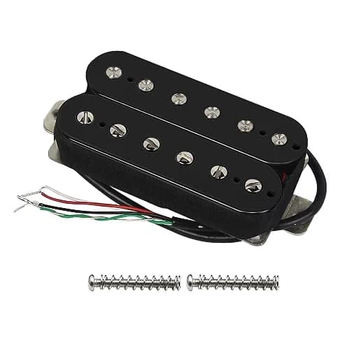 FLEOR Electric Guitar Humbucker Pickups Bridge Alnico 5 Pickup Black | Bridge Position, Fully Wax Potted, 8-9K Resistance thumbnail 1