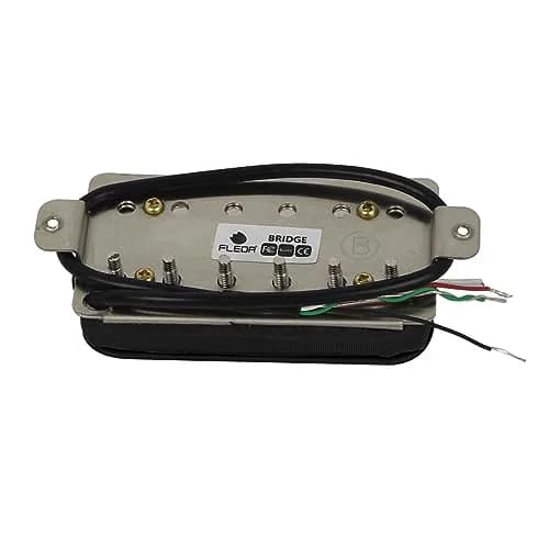 FLEOR Electric Guitar Humbucker Pickups Bridge Alnico 5 Pickup Black | Bridge Position, Fully Wax Potted, 8-9K Resistance thumbnail 3