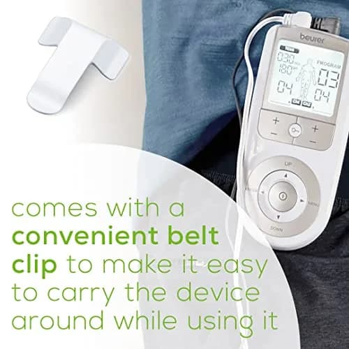 Beurer EM44 TENS Unit Muscle Stimulator with 50 Intensity Levels & 15 Programs | 0.36 kg (0.8 lb) thumbnail 6