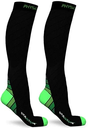 Physix Gear Compression Socks - Best Men & Women’s Circulation Support, Athletic & Travel, S/M | Blood Pressure & Swelling Relief thumbnail 4
