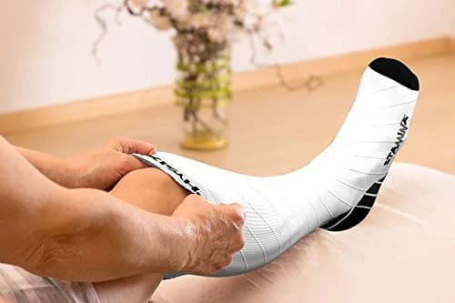 Physix Gear Compression Socks White L/XL | Support Circulation & Blood Flow thumbnail 6