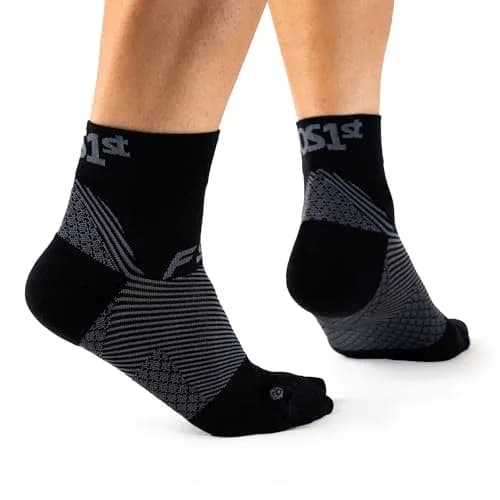 OrthoSleeve FS4 Plantar Fasciitis Compression Socks X-Large (24% LYCRA Spandex, 76% Micro-Nylon) | Medical Grade Support for Arch & Heel Pain thumbnail 1