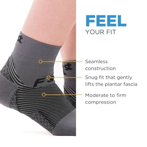 OrthoSleeve FS4 Plantar Fasciitis Compression Socks | Targeted Foot Support for Active Adults thumbnail 6