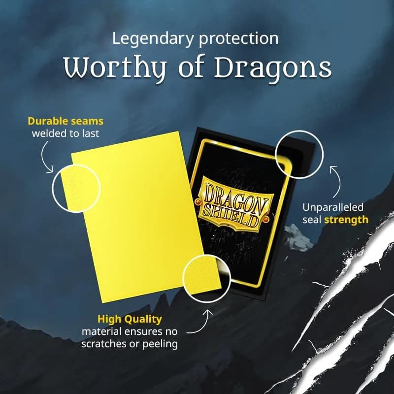 Dragon Shield Standard Size Matte Card Sleeves Jet 100 CT | Protects Cards Up to 63x88mm thumbnail 7