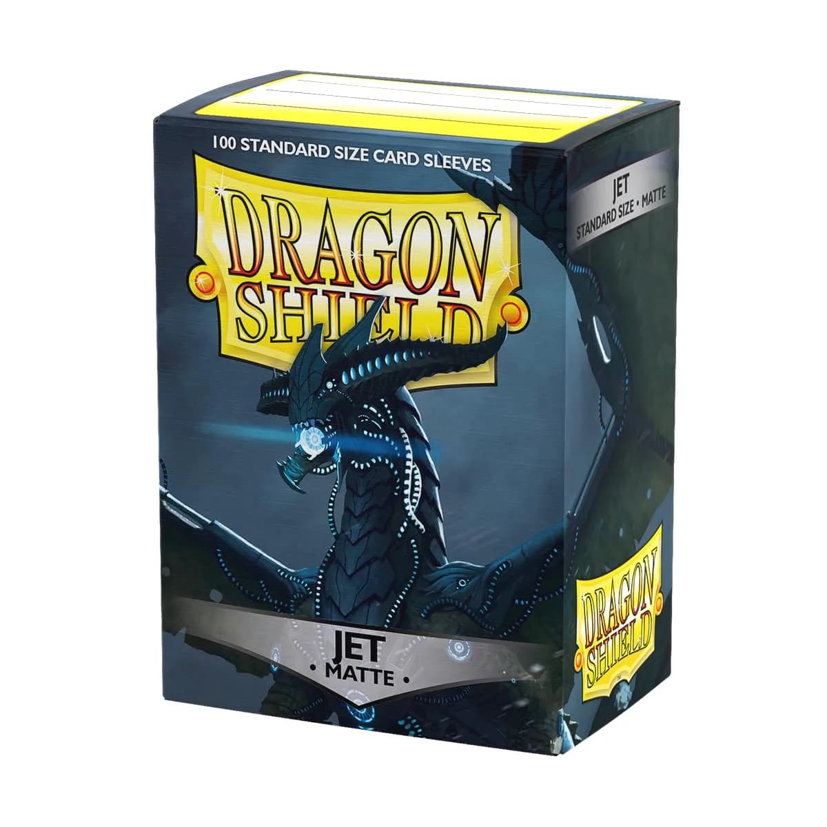 Dragon Shield Standard Size Matte Card Sleeves Jet 100 CT | Protects Cards Up to 63x88mm