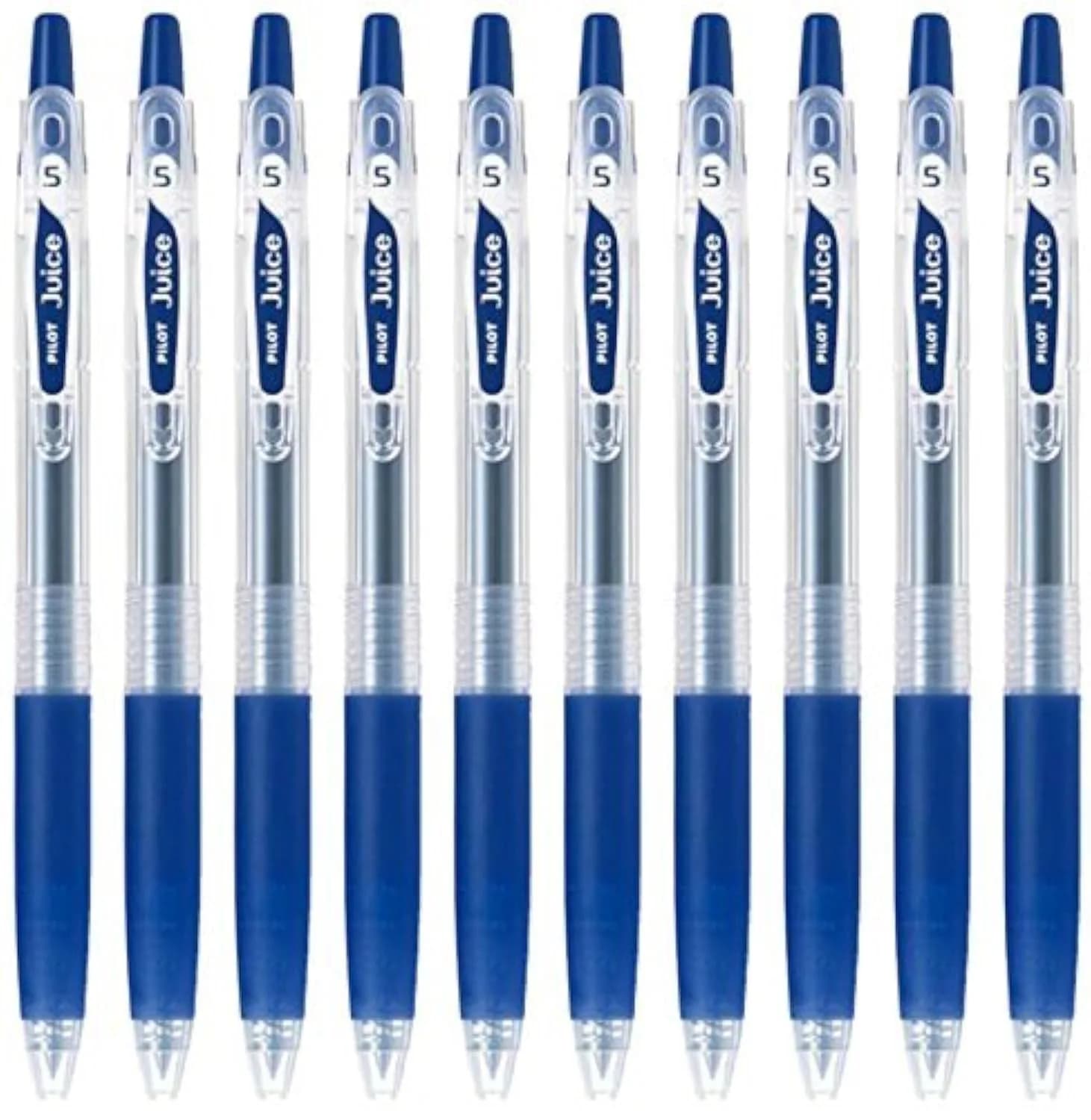 Pilot Juice 0.5mm Gel Ink Ballpoint Pen, Blue Black Ink | Extra Fine Point, Refillable, Value Set of 10 - main product image