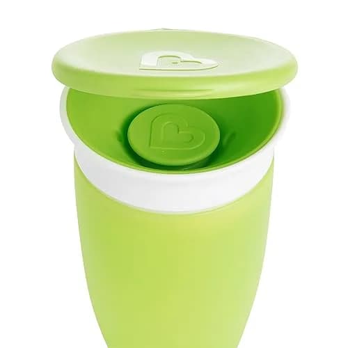 Munchkin Miracle 360 Sippy Cup Lids 4 Count Assorted Colors | BPA-Free & Dishwasher-Safe thumbnail 3