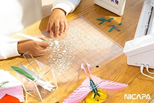 NICAPA Standard Grip Cutting Mat for Silhouette Cameo 3/2/1 (30.5cm x 61cm / 12x24 inch, 3 Mats) | Quilting & Crafting Surface thumbnail 4