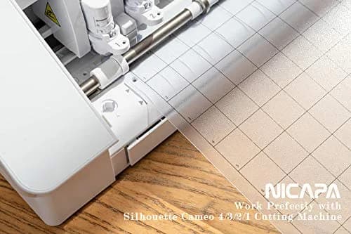 NICAPA Standard Grip Cutting Mat for Silhouette Cameo 3/2/1 (30.5cm x 61cm / 12x24 inch, 3 Mats) | Quilting & Crafting Surface thumbnail 3
