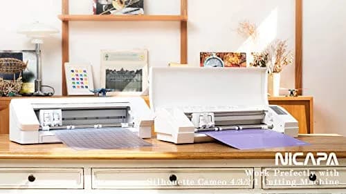 NICAPA Standard Grip Cutting Mat for Silhouette Cameo 4/3/2/1 (30x30 cm / 12x12 inch, 3-Pack) | Essential for Quilting & Craft Projects thumbnail 2