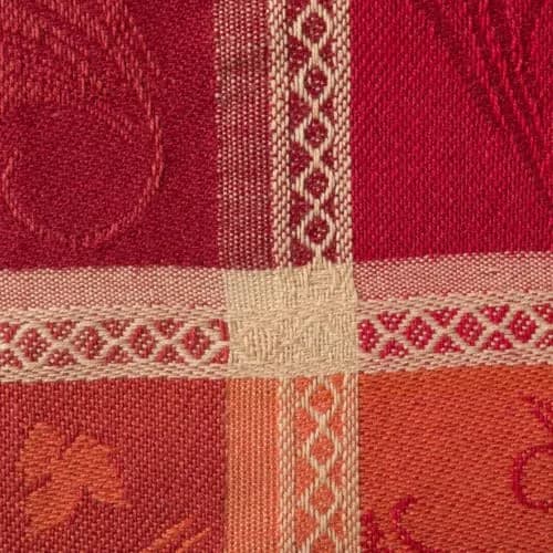 DII Traditional Harvest Wheat Jacquard Table Runner 35.5 cm x 183 cm (14" x 72") | Festive Fall Decor for Indian Dining Tables thumbnail 2